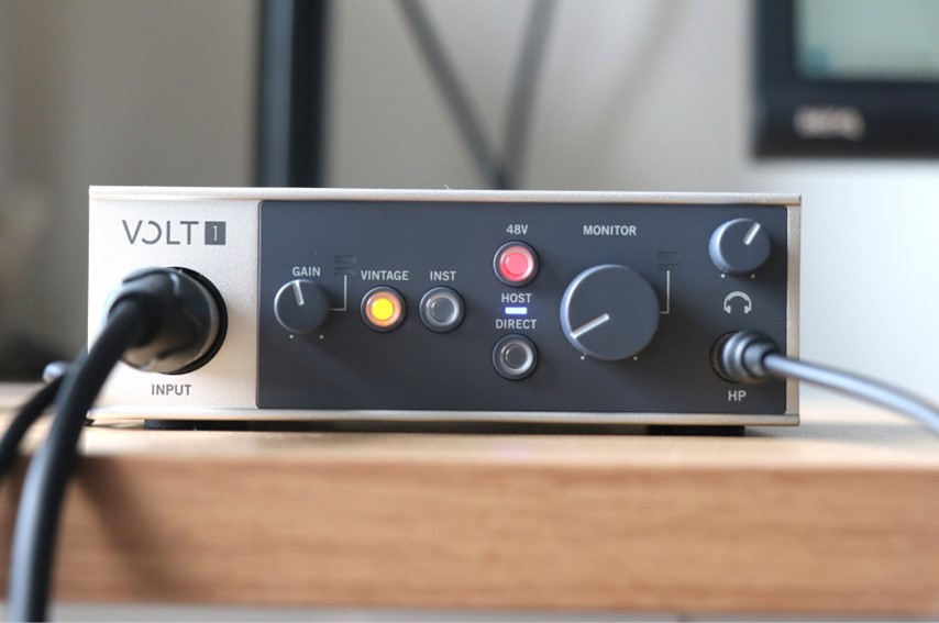 Universal Audio Volt 1をレビュー。ビンテージマイクプリモードがある
