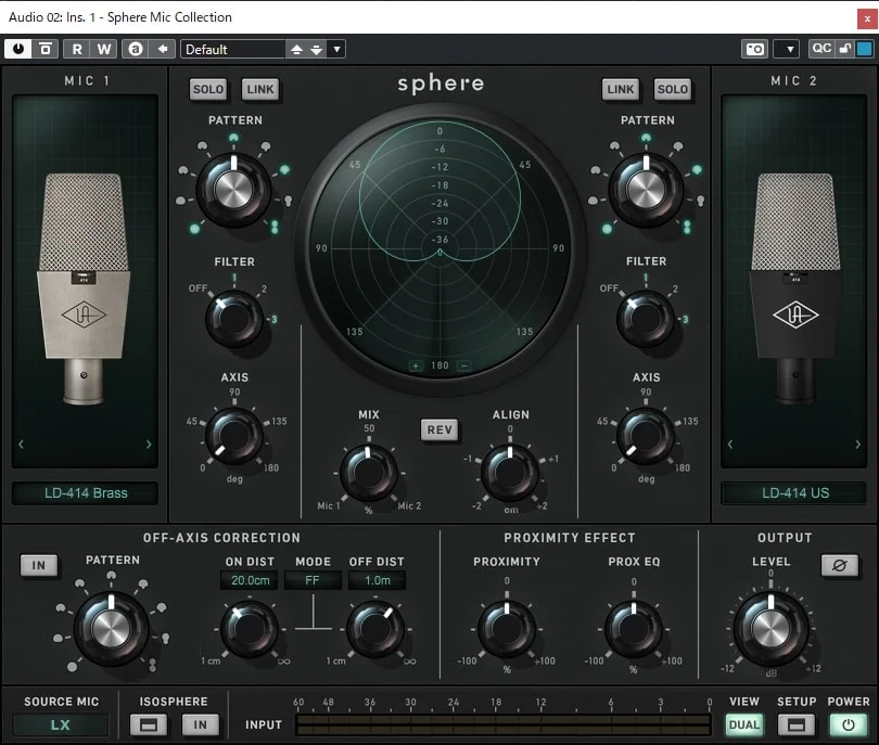 Universal Audio Sphere LXをレビュー。マイクモデリングシステムで音