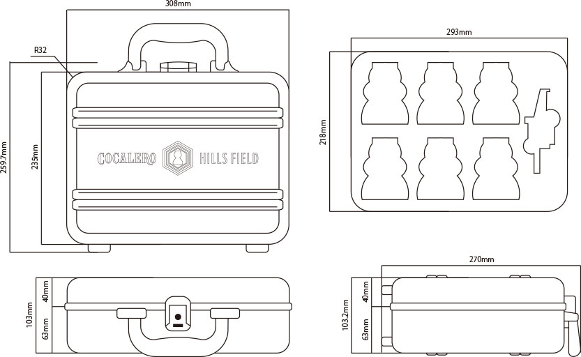 コカボムグラスケース | HILLS FIELD(ヒルズフィールド)公式販売サイト