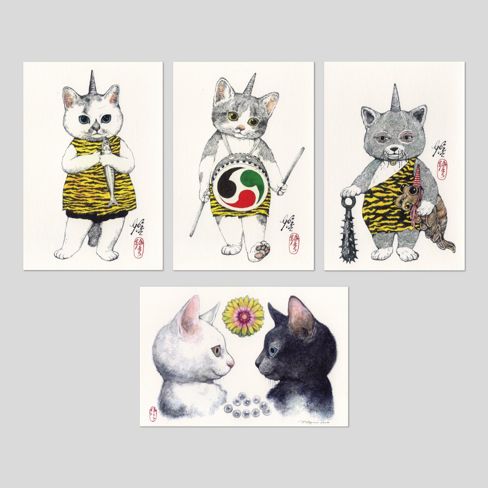 ポストカード 10種セット（A） – ボリス雑貨店