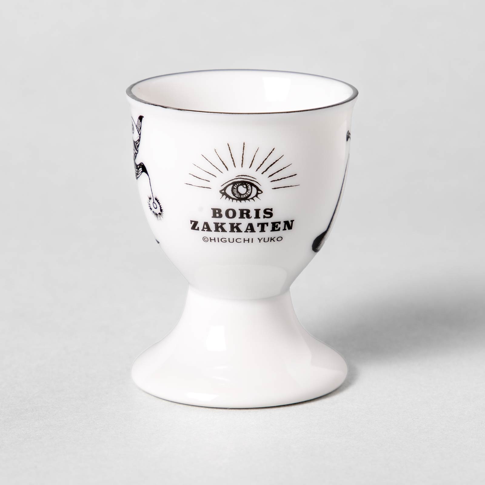 H エッグスタンド ひとつめちゃんとおきんちゃん – ボリス雑貨店