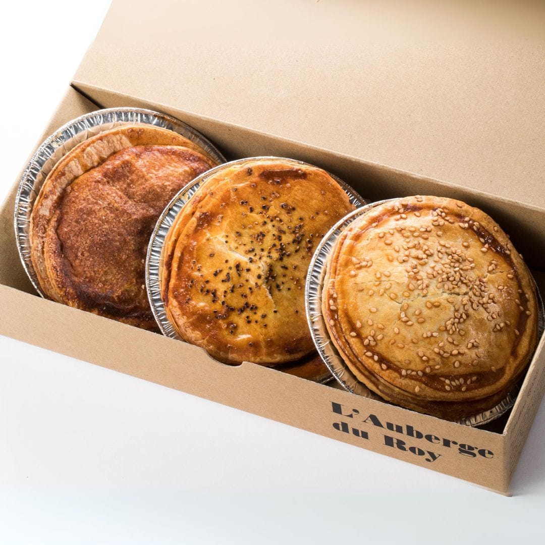 ミートパイ(牛・大山どり)とりんごパイセット(パイ3種セット): 三重