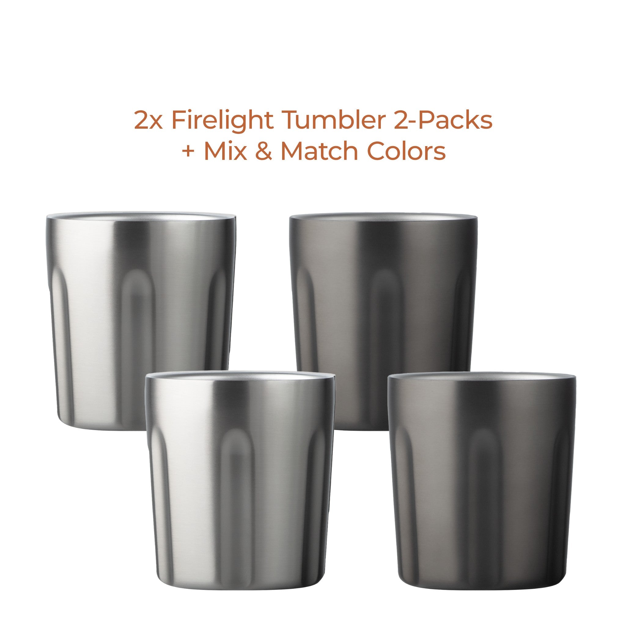 Firelight Tumbler 2-Pack - 10.5-oz Camp & Cocktail Tumblers | High