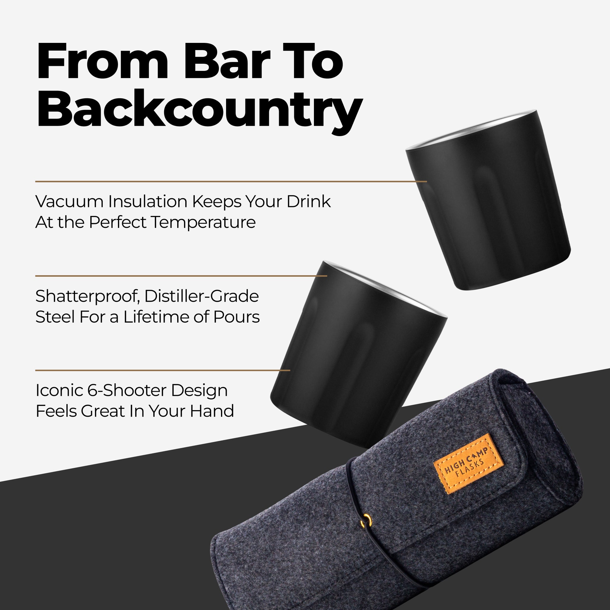 Firelight Tumbler 2-Pack - 10.5-oz Camp & Cocktail Tumblers | High