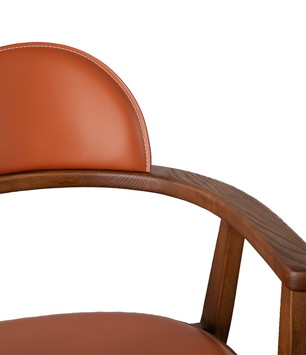 Hermes saddle leather Metiers chair - Shenzhen Xin Yean Furniture