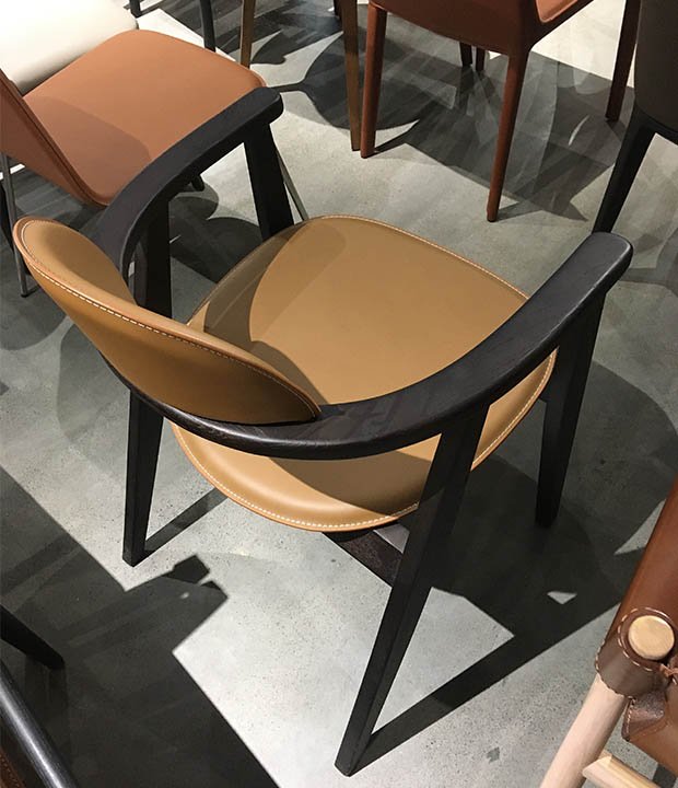 Hermes saddle leather Metiers chair - Shenzhen Xin Yean Furniture