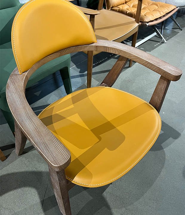 Hermes saddle leather Metiers chair - Shenzhen Xin Yean Furniture