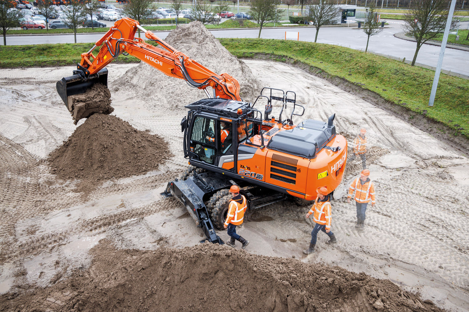 Hitachi unveils largest model in its new Zaxis-7 wheeled excavator
