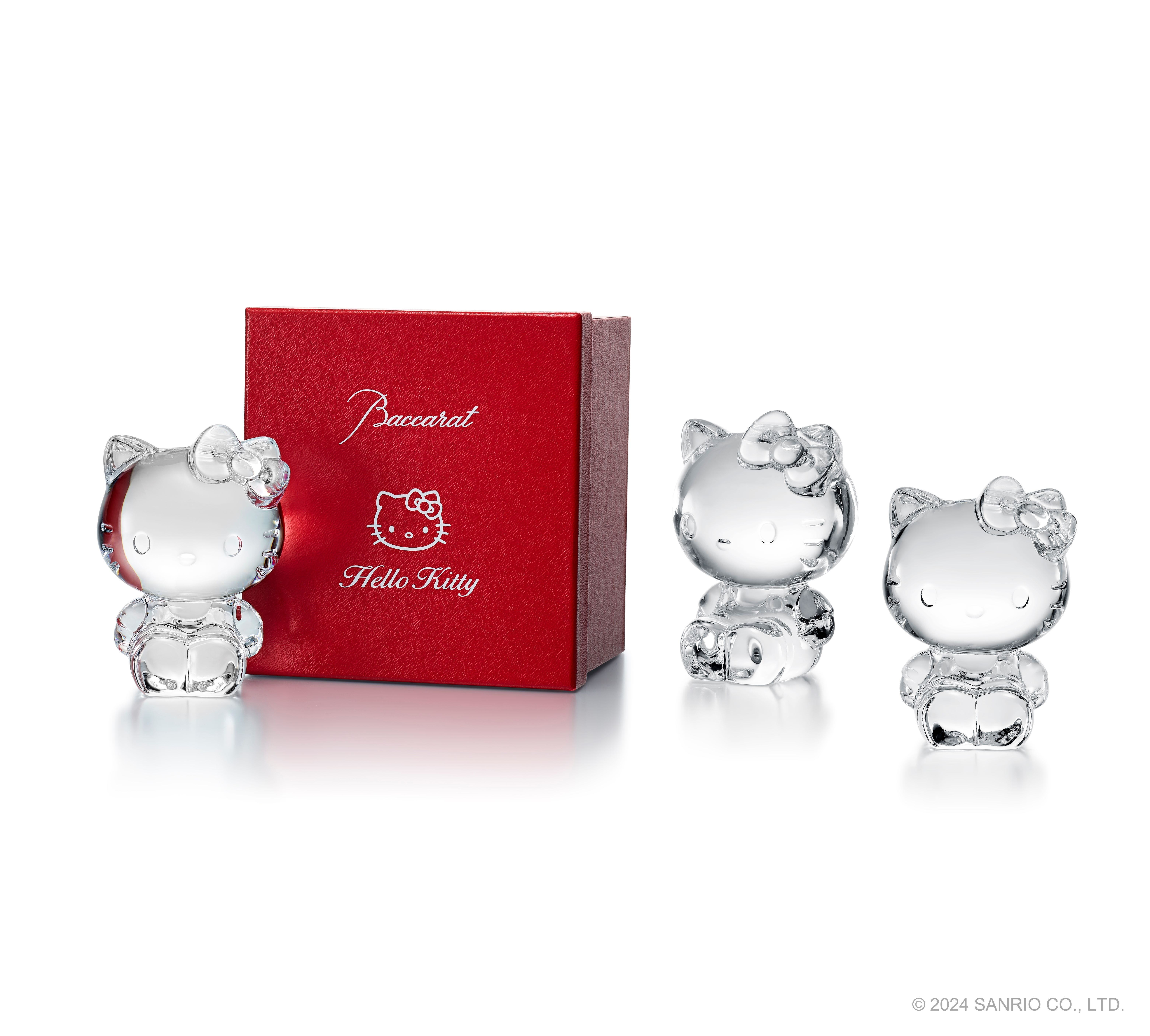 ハローキティ生誕50周年！ バカラからクリスタルオーナメントが登場