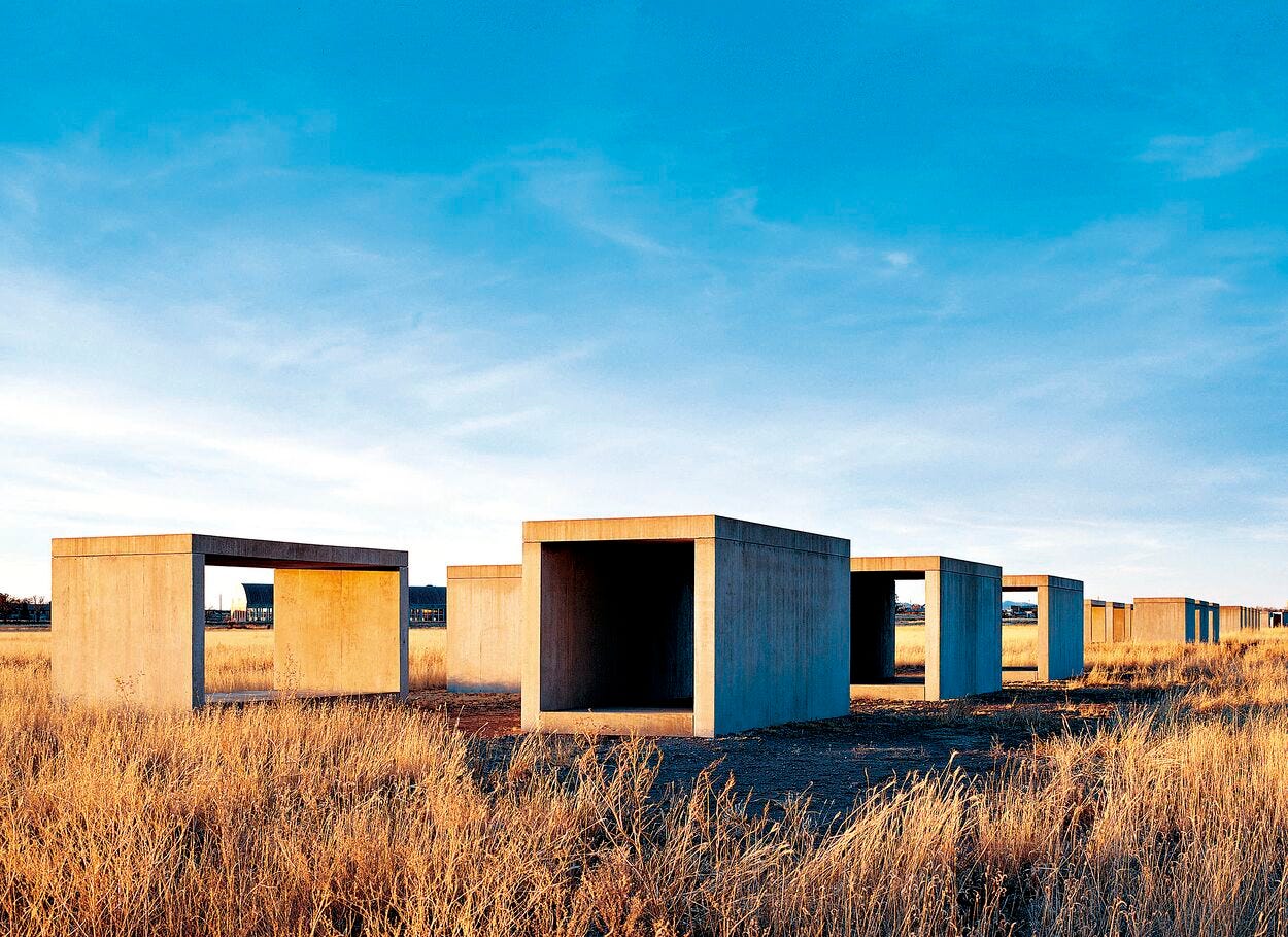 ドナルド・ジャッドが築いたテキサスの砂漠に広がる作品群、アメリカ