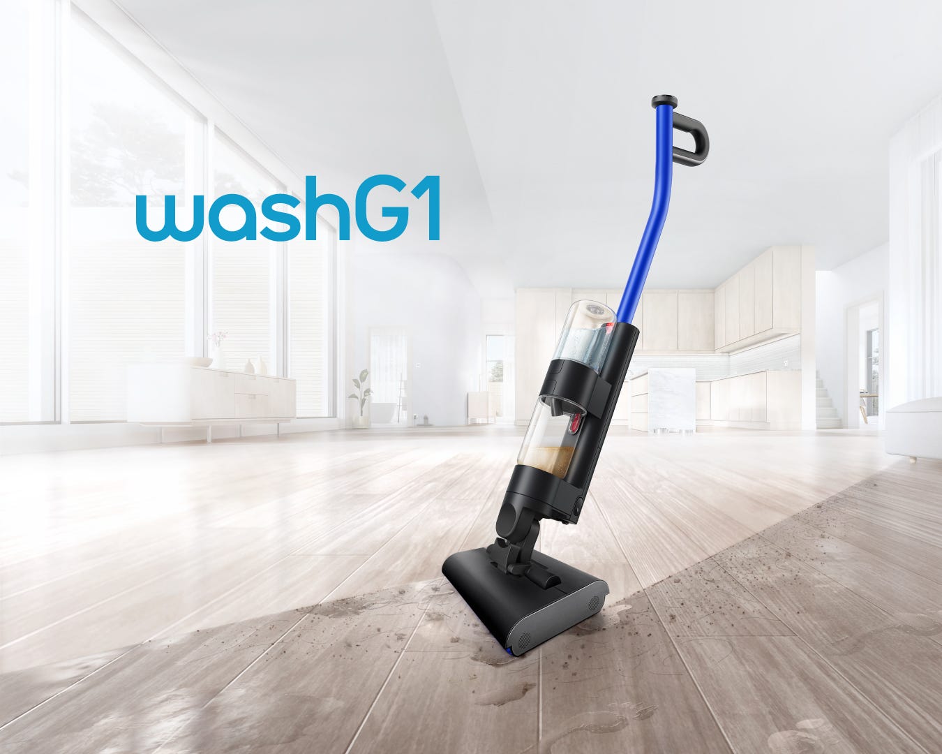 ダイソンから初の水拭き機能付き掃除機「Dyson WashG1」が登場