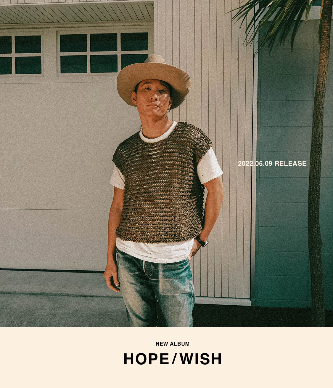 平井 大｜ALBUM「HOPE / WISH」2022.05.09 RELEASE