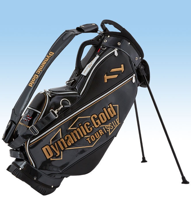 ダイナミックゴールドスタンドキャデイーバッグ ブラック TTCB123DG-B