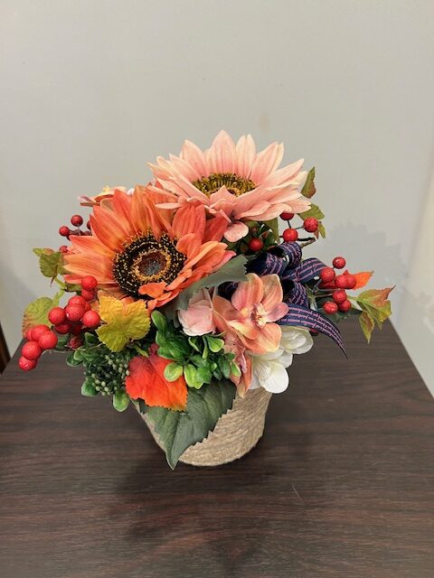 ピンク×オレンジのアレンジ | 平田花園