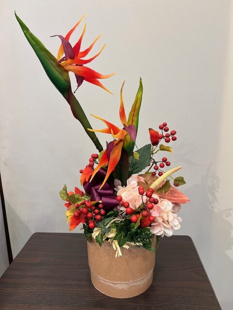 ピンク×オレンジのアレンジ | 平田花園