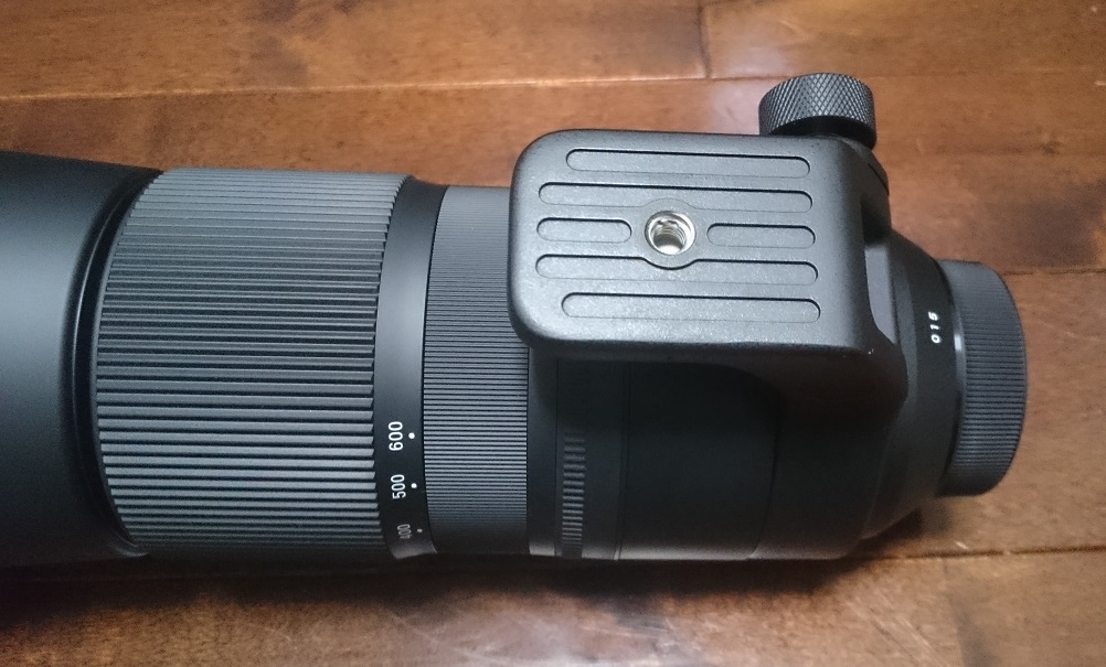 SIGMA 150-600mm F5-6.3 DG OS HSM Contemporaryにアルカスイス互換