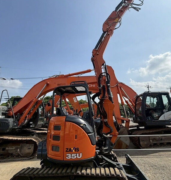 ZX35U-5B 木造解体機 旋回F付き 2024年製 整備点検品 ミニモク 日立建