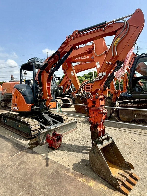 ZX35U-5B 木造解体機 旋回F付き 2024年製 整備点検品 ミニモク 日立建