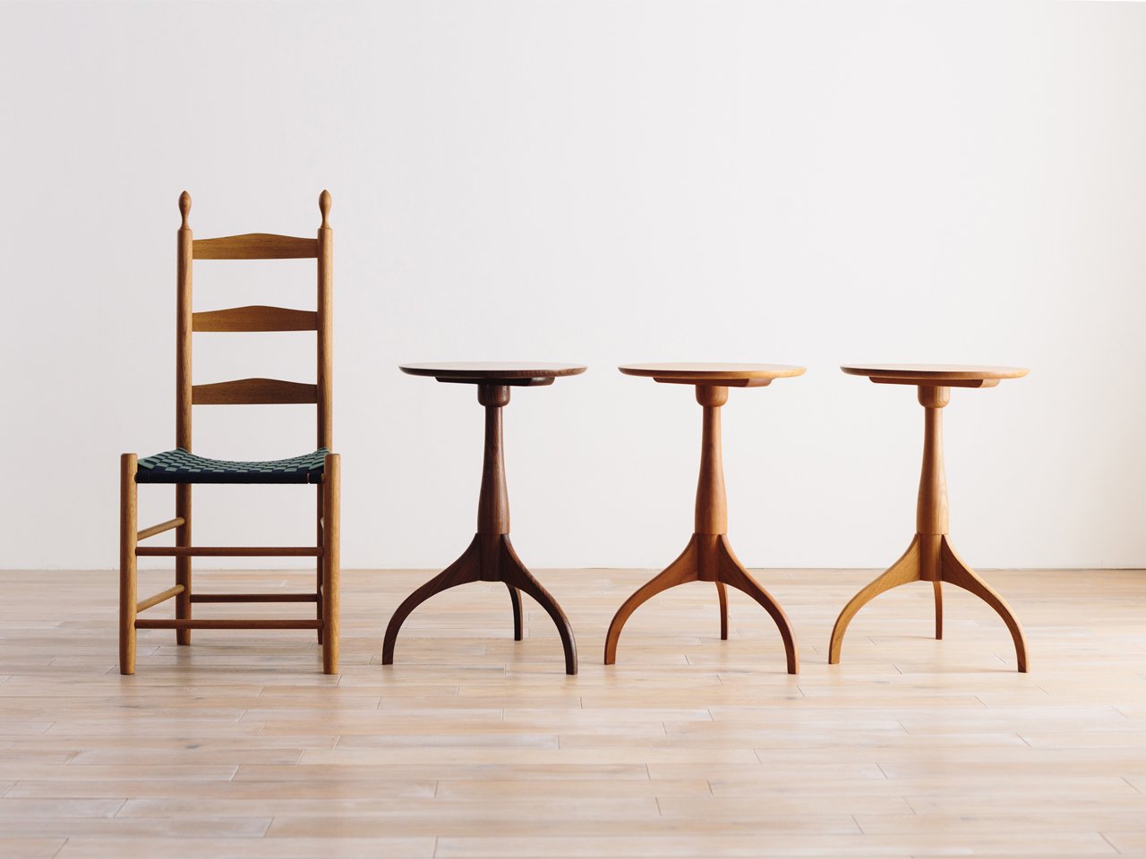 美品 広松木工 SHAKER ロッキングチェア アンティークブラウン色定価20