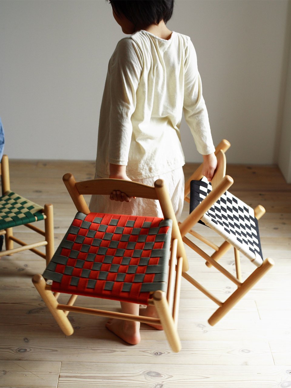 美品 広松木工 SHAKER ロッキングチェア アンティークブラウン色定価20