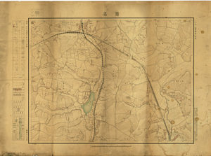復刻古地図 大横濱市交通地図 2枚組 人文社 復刻古地図 大横濱市交通