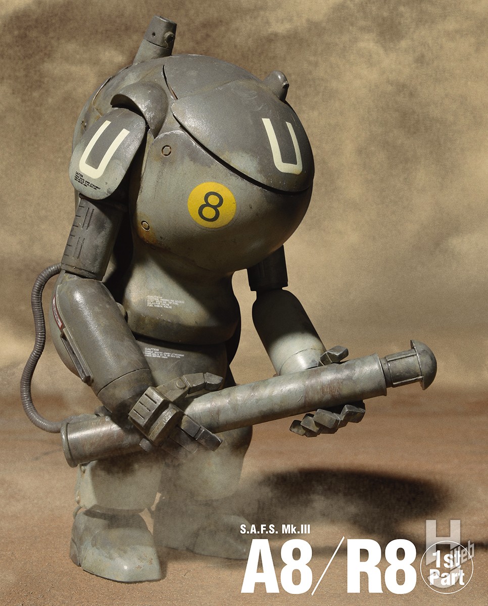 Ma.K.』屈指の人気を誇る突撃用スーツ「A8/R8」プラキットの完成見本