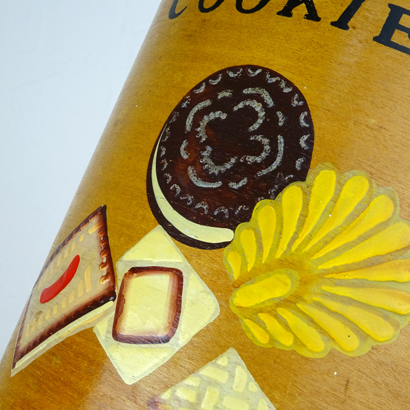 ヴィンテージ 木製 クッキー ジャー | アンティークショップ Home