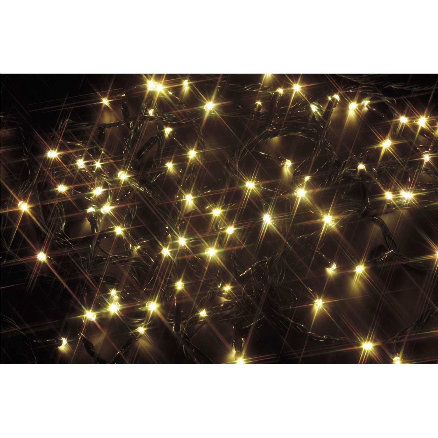 イルミネーション ストレート 200球 シャンパンゴールド LIT-ST200C