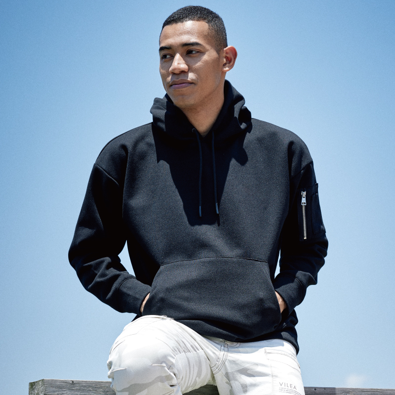 122オーバーサイズフーディ - HOOH VILEA 作業着と電動ファン付き快適