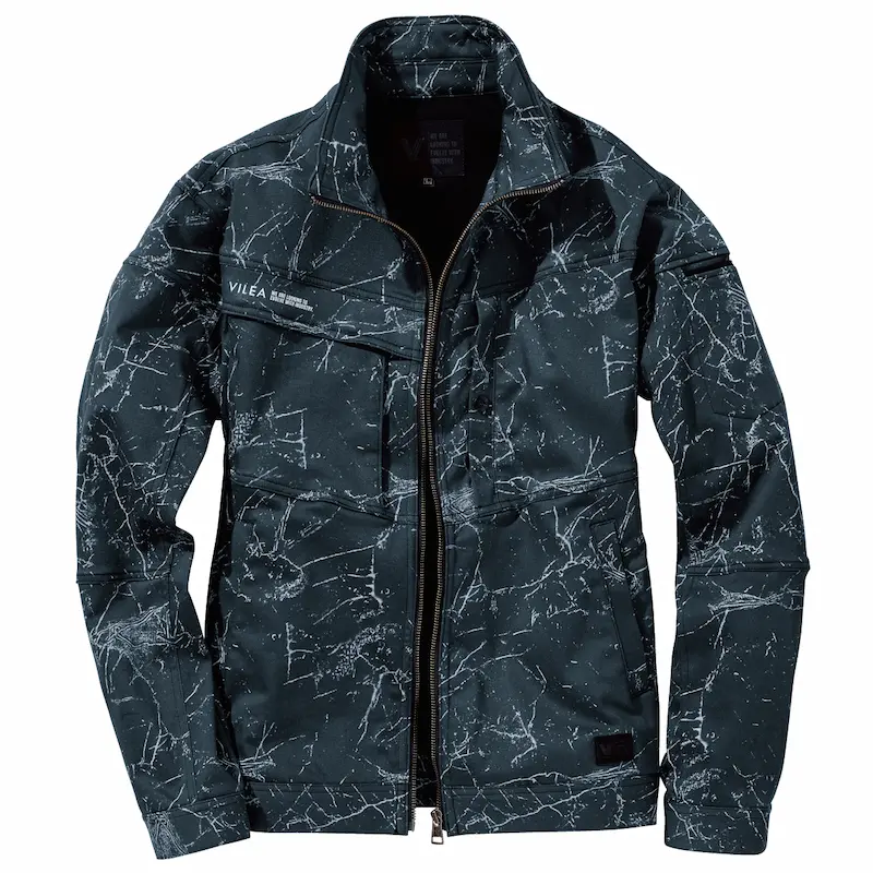 3803ストレッチジャケット - HOOH VILEA 作業着と電動ファン付き快適