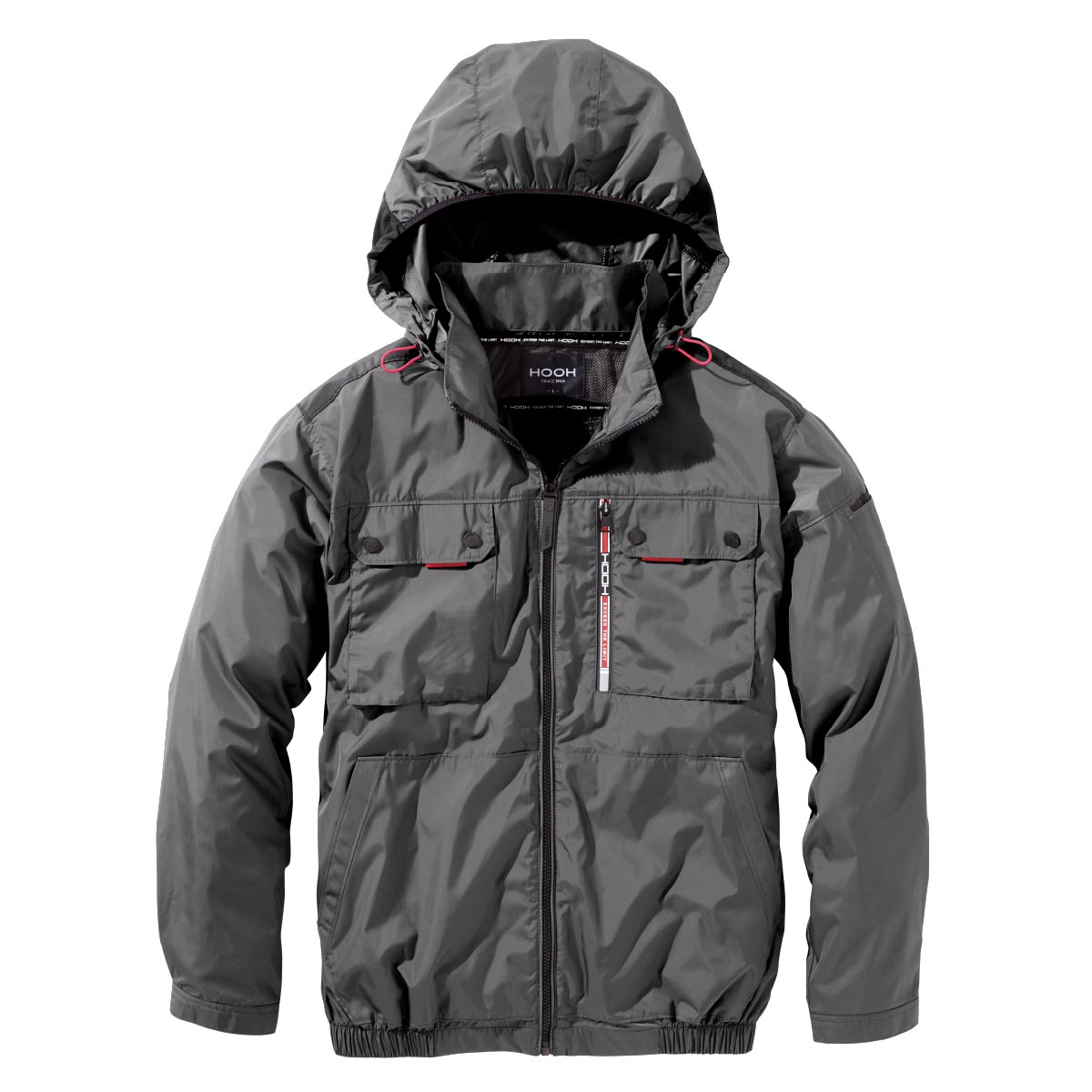 V1122ミドルファン長袖フードジャケット - HOOH VILEA 作業着と電動