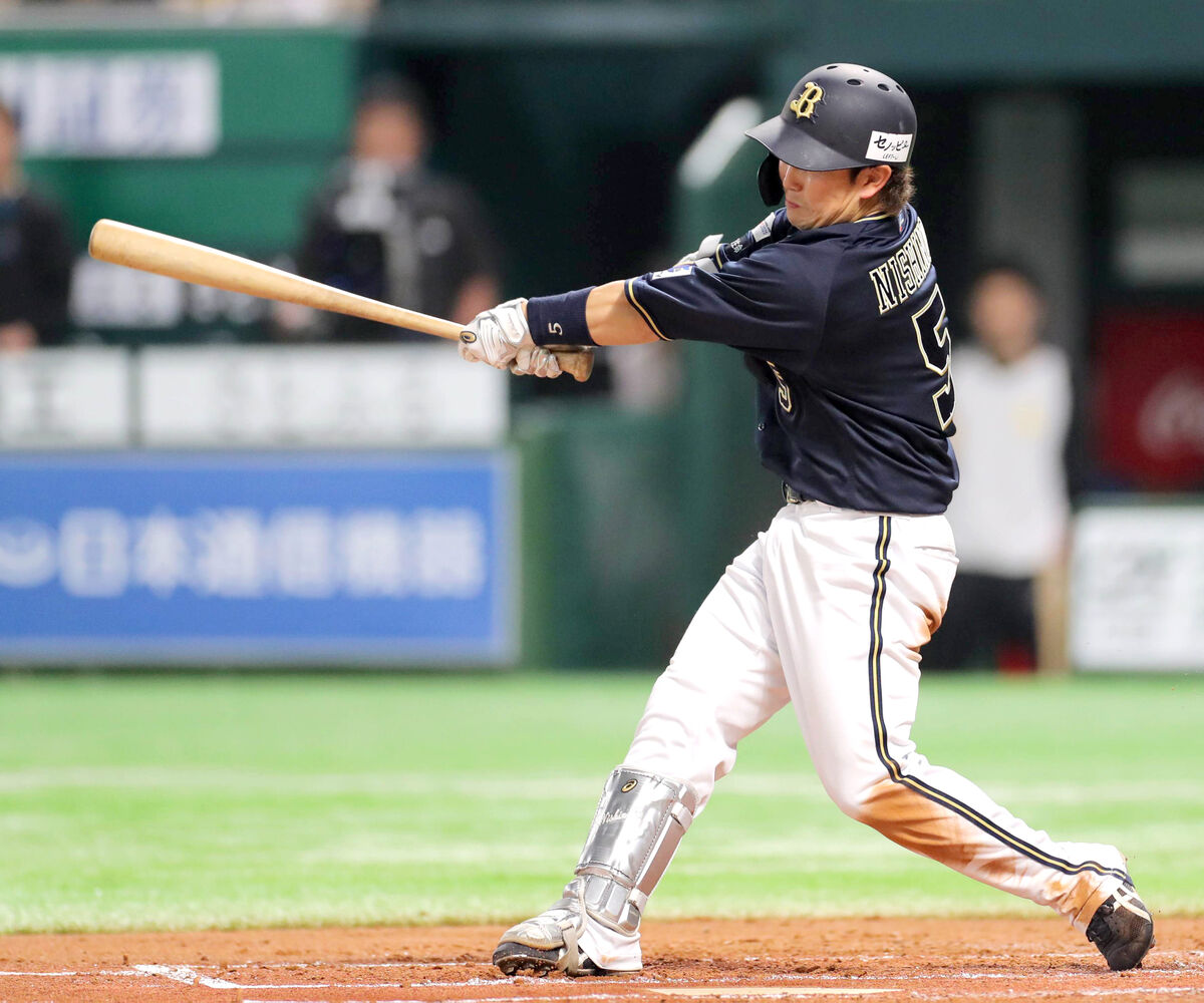 オリックス】西野真弘が登録抹消 右太もも裏痛…貴重なバイプレーヤーが