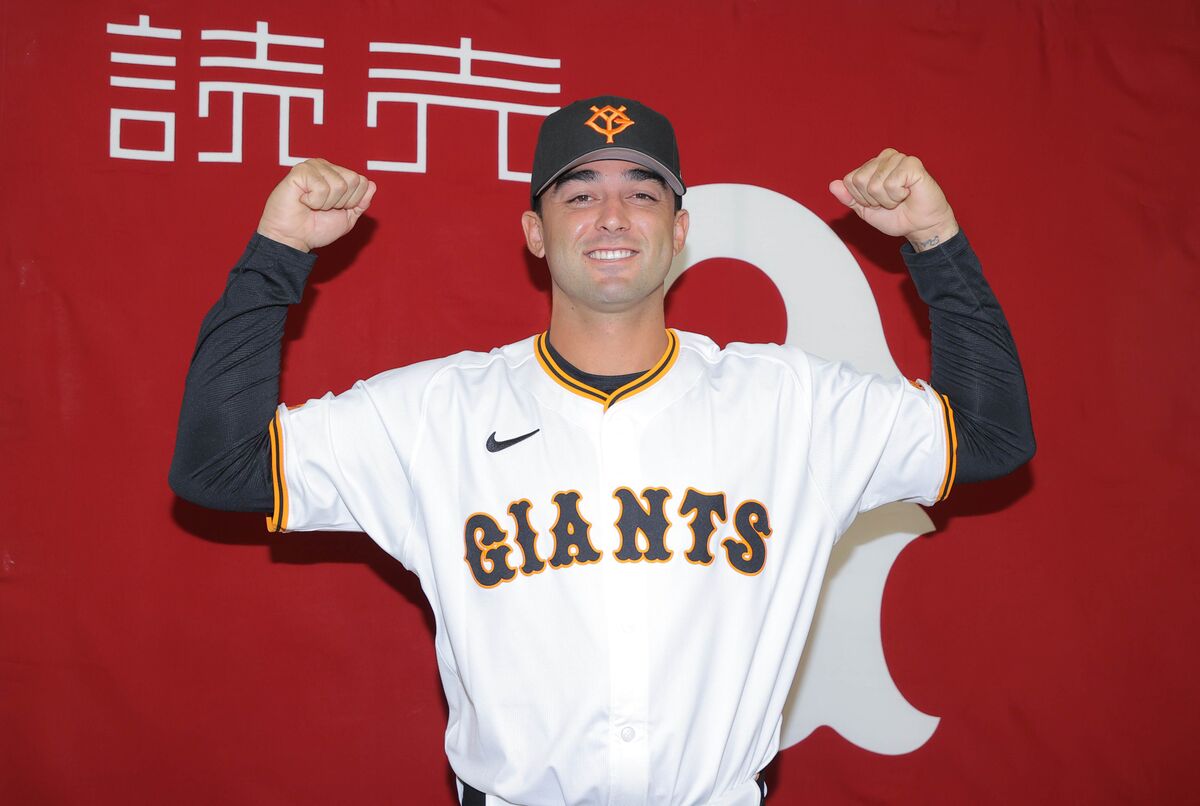 巨人】モンテスが入団会見「走攻守、全てにおいて自信を持っている
