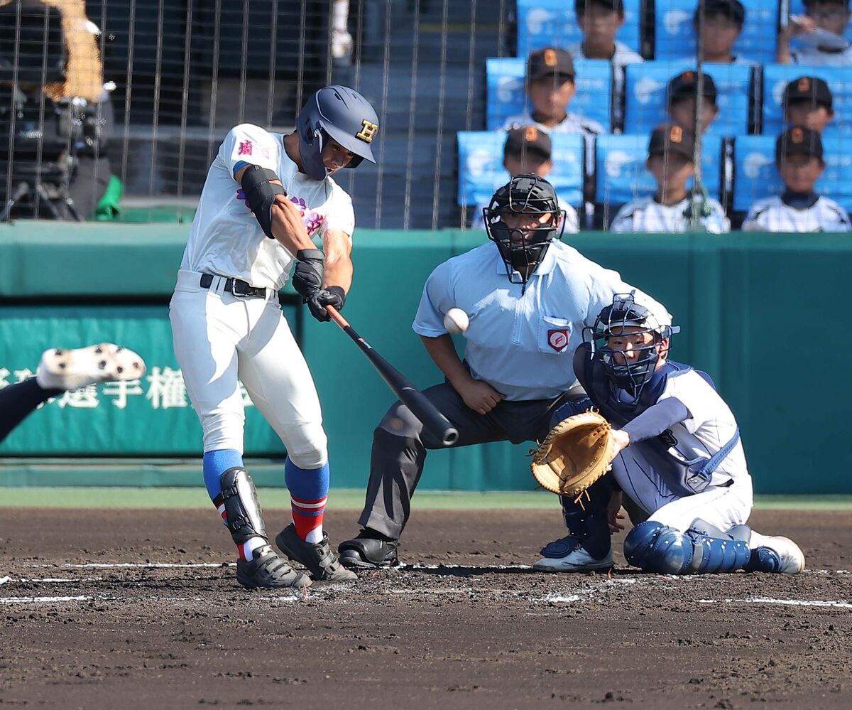 甲子園】花咲徳栄・プロ注目の石塚が甲子園初戦、走攻守で躍動 1点