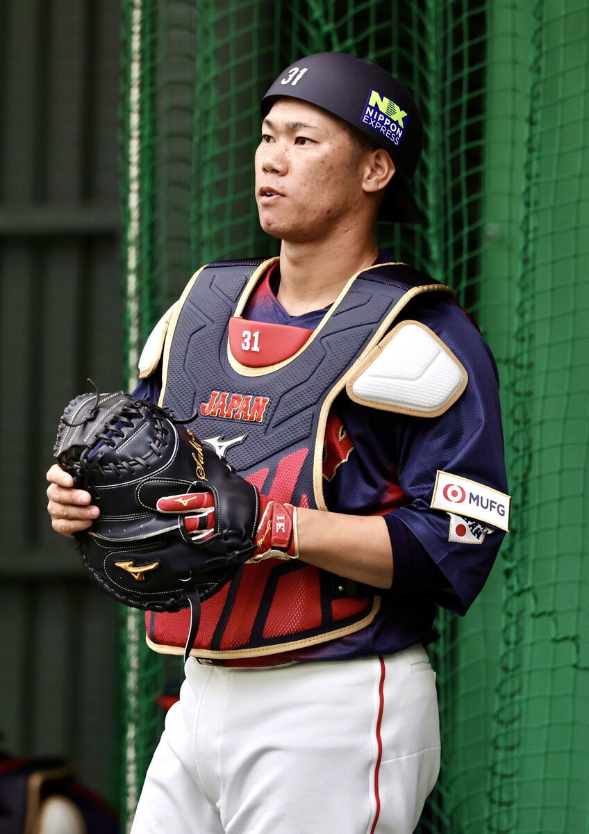 侍ジャパン】坂倉将吾「すごい球きてました」今季対戦打率．333の