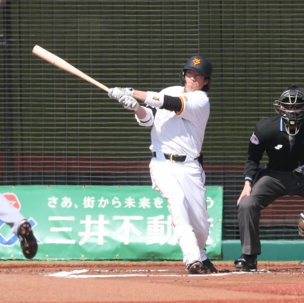 巨人】重信慎之介が先頭打者弾「体が反応してくれました」…2軍阪神戦