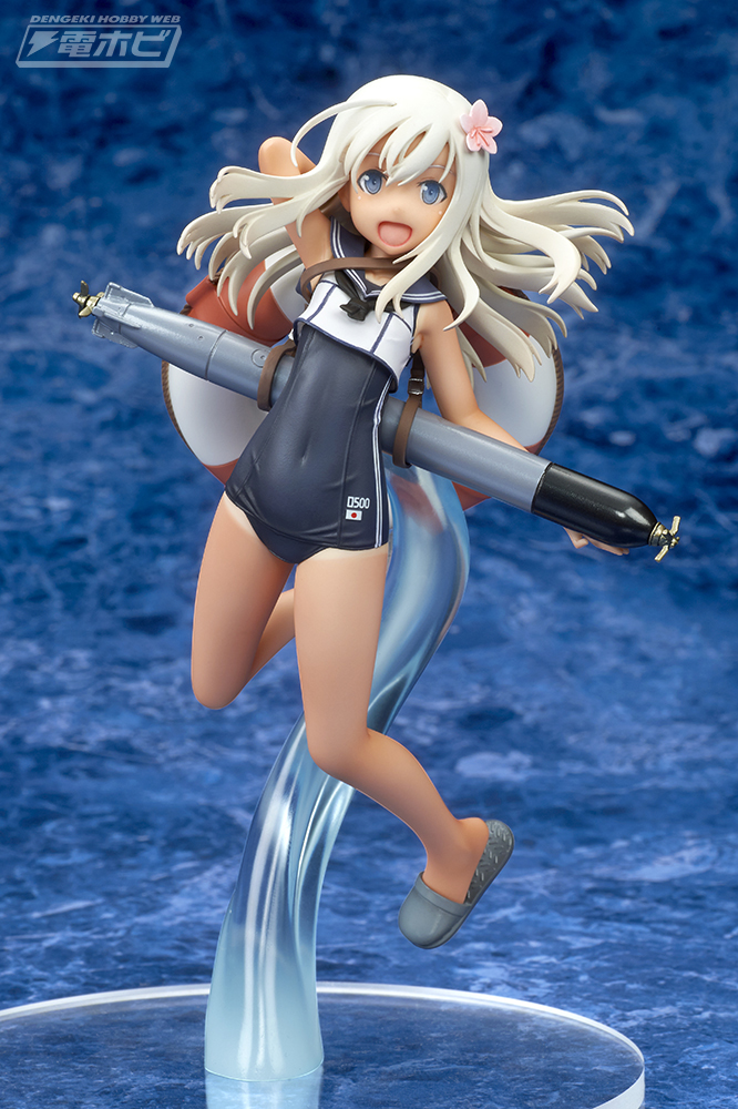 スク水と太ももの間にある日焼け跡のズレも再現！『艦これ』潜水艦「呂