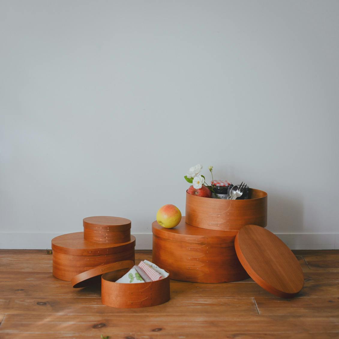 値下げしました！ シェーカーBOX オーバル 入れ子 3サイズセット 楽天