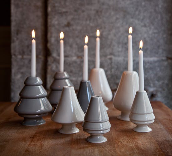 取扱い終了】KAHLER/ケーラー/アベント/ツリーのオブジェ/グレー(S