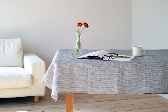 fog linen work/フォグリネンワーク/テーブルクロス/ストライプ(L