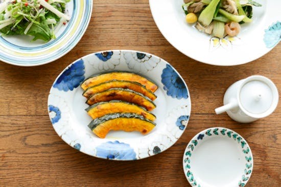 九谷焼/高原真由美/花尽くし/楕円皿(長辺約21.5cm) - 北欧、暮らしの道具店