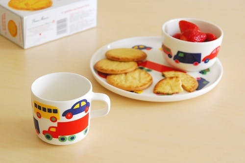 廃盤】marimekko/マリメッコ/キッズセット/子供の食器セット/BO BOO/車