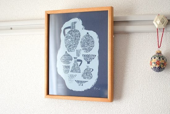 取扱い終了】BIRDS' WORDS/Utsuwa/ポスター(シルクスクリーン) - 北欧