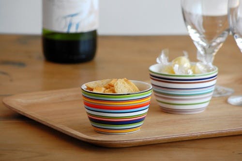 取扱い終了】iittala/イッタラ/Origo/オリゴ/スナックボウル/オレンジ