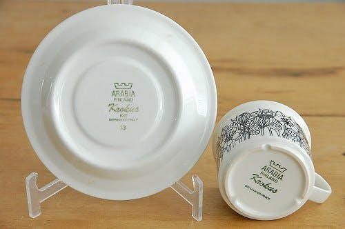ARABIA/アラビア/Krokus/クロッカス/コーヒーカップ＆ソーサー - 北欧