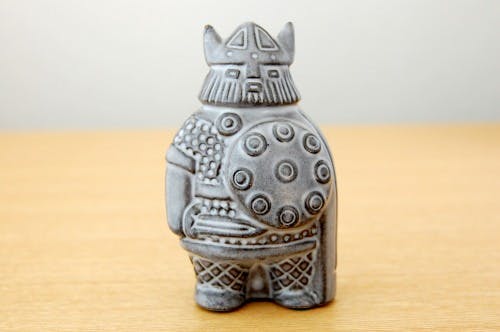 Upsala Ekeby/ウプサラエクビィ/陶器のバイキングのオブジェ - 北欧