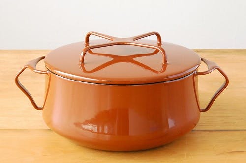 廃盤】DANSK/ダンスク/コベンスタイル2/両手鍋 18cm（ブラウン