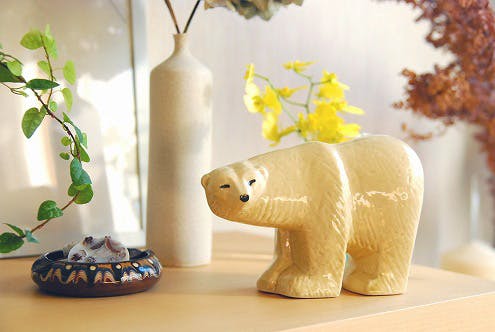 取扱い終了】Lisa Larson/リサ・ラーソン/オブジェ/シロクマ（S