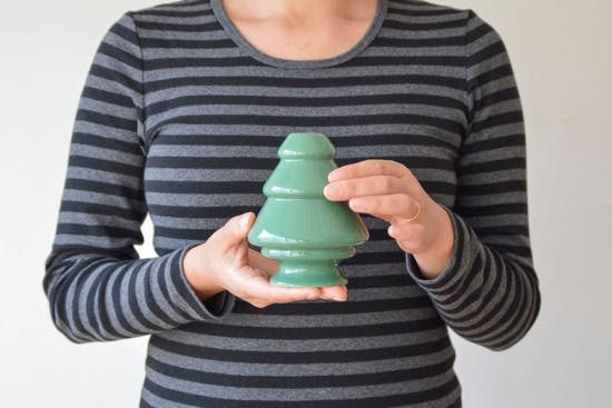 取扱い終了】KAHLER/ケーラー/アベント/ツリーのオブジェ/グリーン(M