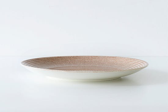 取扱い終了】ARABIA/アラビア/24H/AVEC/ブラウン/プレート（26cm